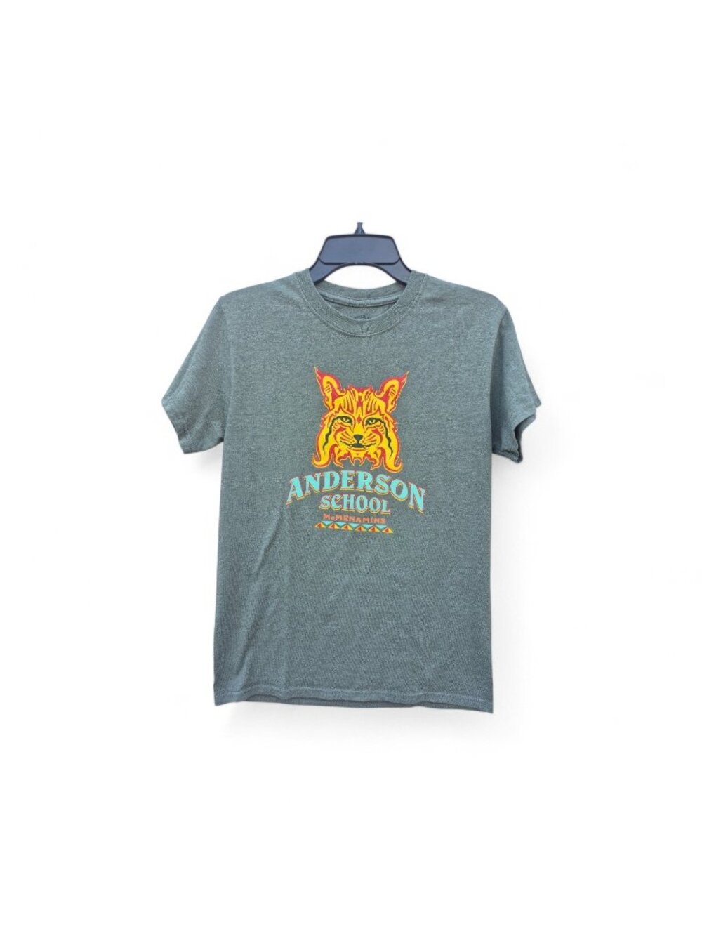 Anderson School McMenamins Hotel Bothell, WA Bobcat Green Graphic Shirt Size S
